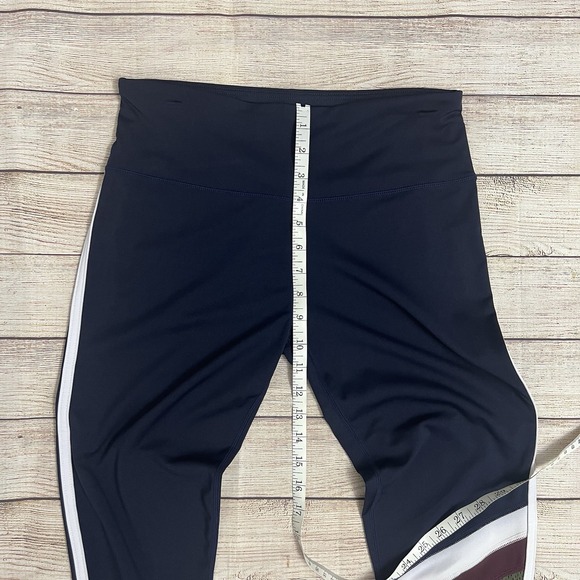 New Navy Colorblock Workout Set- Size Large Activewear Matching Gym Set - Picture 8 of 11